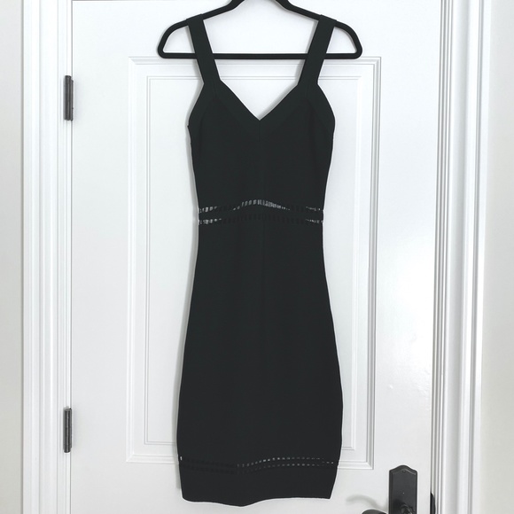 H&M Fine Knit Bodycon Black Dress - Small - Picture 2 of 7